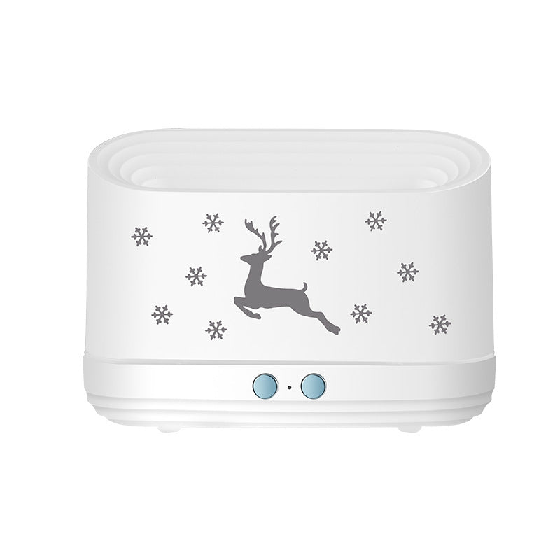 Deer Flame Cool Mist Humidifier Lamp