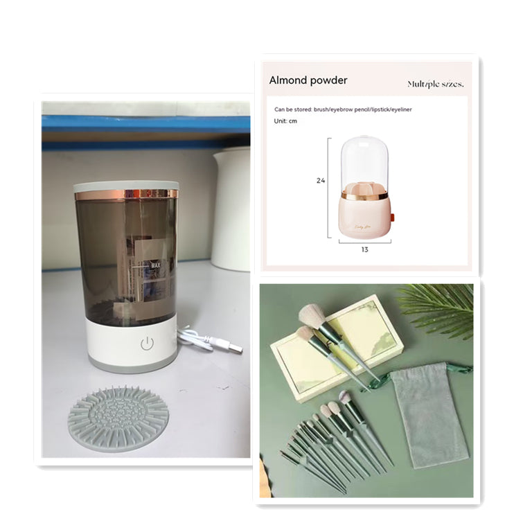 Electric Makeup Brush Cleaner – USB Rechargeable